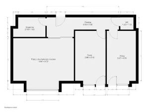 Pronájem bytu 3+kk, Pardubice - Zelené Předměstí, Pernerova, 65 m2