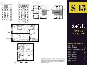 Prodej bytu 3+kk, Praha - Smíchov, Strakonická, 106 m2
