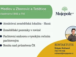 Prodej pole, Počenice-Tetětice, 34319 m2