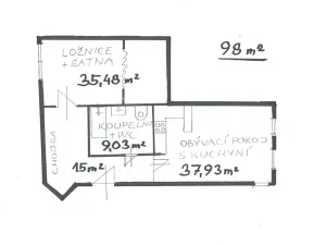 Prodej bytu 2+kk, České Budějovice, Rudolfovská tř., 98 m2