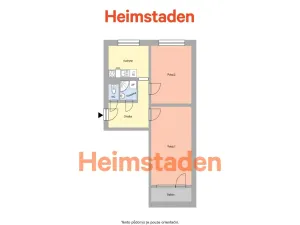 Pronájem bytu 2+1, Havířov - Město, Matuškova, 51 m2