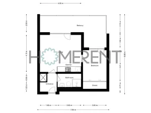 Pronájem bytu 2+kk, Praha - Řepy, U Lesoparku, 38 m2