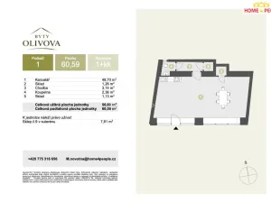 Prodej obchodního prostoru, Říčany, Olivova, 60 m2