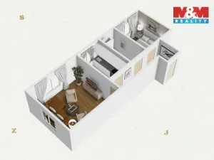 Prodej bytu 2+1, Nejdek, sídliště 9. května, 53 m2