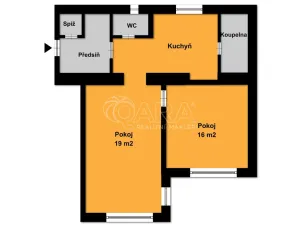 Pronájem bytu 2+kk, Praha - Dejvice, Zikova, 52 m2