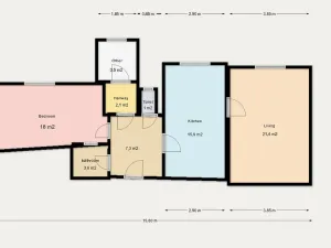 Prodej bytu 2+1, Chrudim - Chrudim IV, Čs. armády, 77 m2