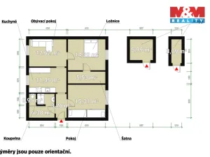 Prodej bytu 3+1, Plzeň - Koterov, Topolová, 70 m2