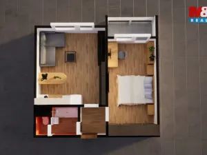 Prodej bytu 2+kk, Liberec - Liberec VI-Rochlice, Ježkova, 41 m2