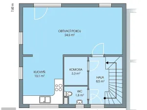 Prodej rodinného domu, Kamenice, 97 m2