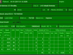 Prodej podílu lesa, Sojovice, 6719 m2