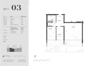 Prodej bytu 3+kk, Zbýšov, čtvrť Padělky, 72 m2