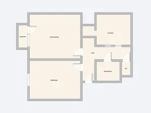 Pronájem bytu 2+1, Praha - Žižkov, Křivá, 50 m2