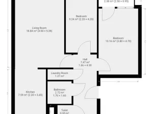 Pronájem bytu 3+kk, Praha - Kamýk, Machuldova, 62 m2