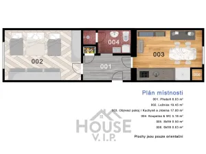 Prodej bytu 2+kk, Praha - Žižkov, Jeseniova, 46 m2