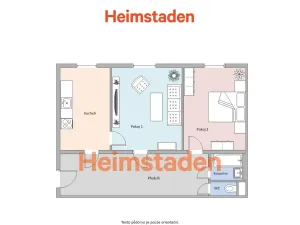 Pronájem bytu 2+1, Havířov - Šumbark, Okružní, 62 m2