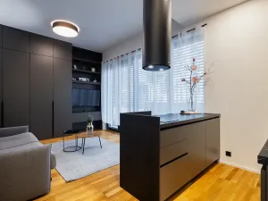 Pronájem bytu 1+kk, Praha - Smíchov, Grafická, 35 m2