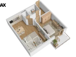 Prodej bytu 2+kk, Hradec Králové - Kukleny, Pardubická, 51 m2