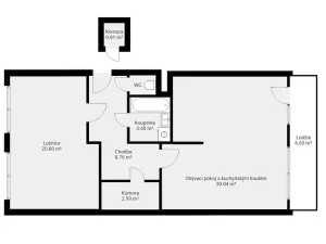 Prodej bytu 3+kk, Neratovice, 17. listopadu, 72 m2