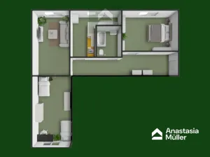 Prodej bytu 3+1, Plzeň - Lobzy, Dlouhá, 77 m2