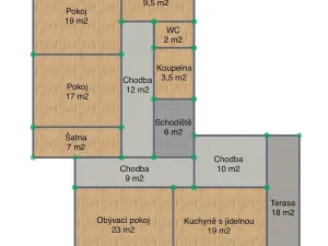 Prodej rodinného domu, Přítluky, Údolní, 131 m2