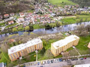 Pronájem bytu 1+1, Český Krumlov - Plešivec, Sídliště Plešivec, 45 m2