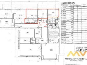 Pronájem kanceláře, Hradec Králové, Škroupova, 62 m2