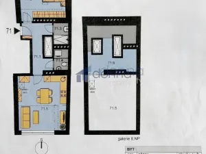 Pronájem bytu 2+kk, Praha, U plynárny, 75 m2