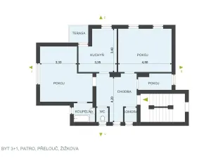 Prodej rodinného domu, Přelouč, Žižkova, 170 m2