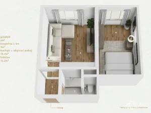 Pronájem bytu 1+1, Sokolov, Kosmonautů, 38 m2