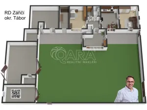 Prodej rodinného domu, Dírná - Záříčí, 83 m2