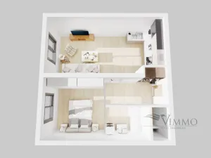 Prodej bytu 2+kk, Český Krumlov - Vyšný, Vyšenská, 49 m2