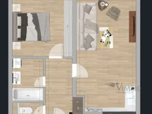 Prodej bytu 2+kk, Český Krumlov - Vyšný, Vyšenská, 49 m2