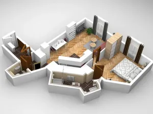 Pronájem bytu 2+kk, Praha - Nové Město, Navrátilova, 48 m2