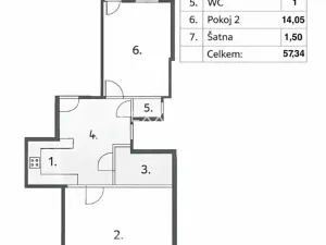 Prodej bytu 2+1, Praha - Holešovice, Heřmanova, 61 m2