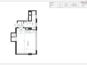 Pronájem bytu 1+kk, Chomutov, Žižkovo náměstí, 34 m2