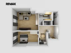 Prodej bytu 2+1, Praha - Košíře, Vrchlického, 60 m2