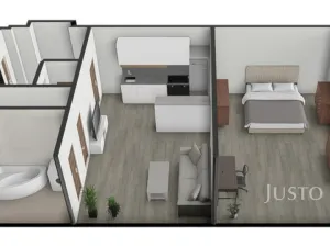 Prodej bytu 2+kk, Písek - Budějovické Předměstí, Kollárova, 59 m2