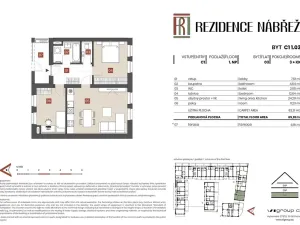 Prodej bytu 3+kk, Brandýs nad Labem-Stará Boleslav - Stará Boleslav, Nábřeží, 62 m2