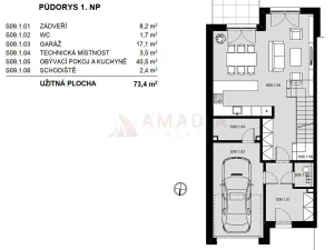 Prodej rodinného domu, Praha - Letňany, Jana Vlčka, 143 m2