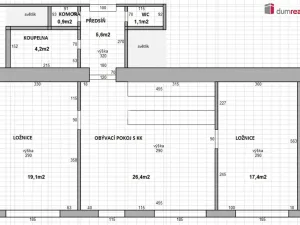Pronájem bytu 3+kk, Praha - Strašnice, Saratovská, 71 m2