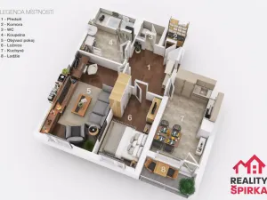 Prodej bytu 2+1, Praha - Řepy, Makovského, 67 m2