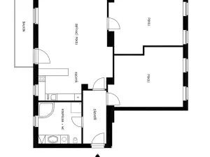 Prodej bytu 3+kk, Praha - Libeň, Kotlaska, 84 m2