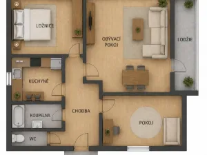 Pronájem bytu 3+1, Beroun - Beroun-Město, Švermova, 67 m2