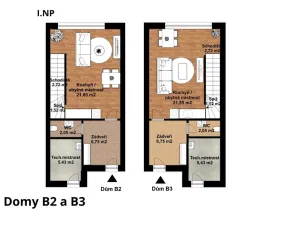 Prodej rodinného domu, České Budějovice, 75 m2