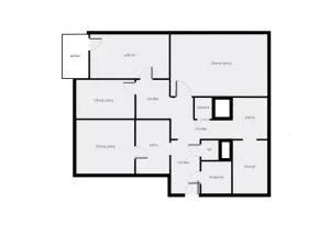 Pronájem bytu 4+1, Praha - Hlubočepy, Lohniského, 88 m2