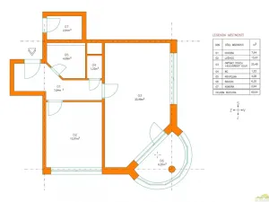 Pronájem bytu 2+kk, Pardubice - Zelené Předměstí, nábřeží Závodu míru, 61 m2