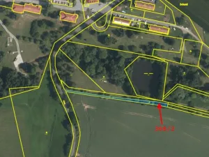 Dražba pozemku, Jevany, 21589 m2