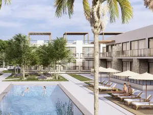 Prodej bytu 1+kk, Agios Amvrosios Keryneias, Kypr, 45 m2