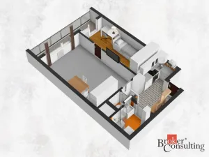 Pronájem bytu 2+1, Praha - Modřany, K otočce, 53 m2