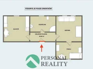 Pronájem bytu 2+1, Lázně Kynžvart, Malé nám., 42 m2